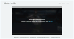 Desktop Screenshot of colinlevy.com