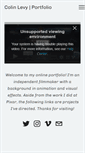 Mobile Screenshot of colinlevy.com
